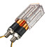 LED Turn Signal Motorcycle Pair Indicator Blinker Light Blade Lamp Light Amber - 6