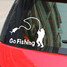 Vinyl Decals Car Sticker Fishing Decal Car Window Sticker Car Styling - 4