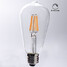 8w Vintage Led Filament Bulbs Edison E26/e27 1 Pcs Dimmable Cob Ac 110-130 V Warm White - 1