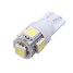 License Car Reading Light Light Lamp Xenon White Wedge Instrument W5W T10 5050 5SMD Side 80Lm - 6