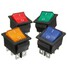 DPDT 6 PINs with LED Momentary Mini Rocker Switch - 1