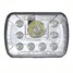 Clear Lens Sealed Low Beam 55W DRL LED Headlights - 1