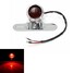 Universal Motorcycle Rear Chrome LED Tail Brake Stop Light Lamp Voltage - 1