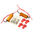 Dual Color LED White Amber SMD Pair Bulb Resistors Turn Signal Light Lamp - 6