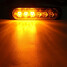 Flashing Car Strobe Light Emergency Lamp Lighting Warning Amber White 18W LED - 3