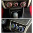 Cars Ring Fit Aluminum Honda 3pcs New Decoration Stereo Knob Ring Air Conditioning Knob - 8