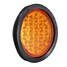 White Yellow Rear Tail Brake Stop Trailers Round LED Red Reflector Truck - 9