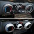 Decoration Stereo Air Conditioning Knob Ring City New Cars Alu 3pcs Honda Fit - 9