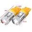 Turn Signal Indicator Amber Light Amber 30W High Power LED Bulbs - 7