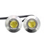 Silver Parking Light Shell Motor Car Lights Fog 23mm Eagle Eye LED Daytime Running DC12V - 4