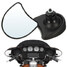 Street Glide Rear View Mirrors 10mm Wing Harley Davidson Mount Fairing FLHX - 1