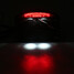 Side Mount Bracket Horizontal LED Tail Light Motorcycle License Plate - 7