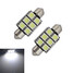 1.5w 5050smd 12v Light Car 36mm 2pcs Festoon Cool White Light Led - 1