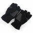 Warm Fleece Flip Winter Waterproof Mittens Convertible Top Fingerless Gloves - 2