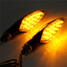 Turn Signal Indicator Amber Light Universal 12V Motorcycle 15LED - 5