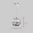 Pendant Light Feature For Crystal Dining Room Globe Electroplated Mini Style Metal Bedroom Modern/contemporary Max 40w - 7