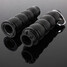 ISO Motorcycle Handlebar Hand Grips Black Rubber with Hook 1 inch - 8