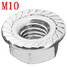 M6 M8 Stainless Steel Screw Cap Hexagon Motorcycle M10 Nuts - 10