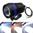 12V Spot Headlight LED Angel Eye Hi Lo 30W Motorcycle Flash Driving Fog Lamp U3 - 1