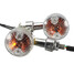 Lights Indicators Universal Mini Front Retro Motorcycle Turn Signals Abmer - 3