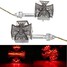 Pair Motorcycle LED 12V Universal Cross Tail Rear Turn Signal Light - 1