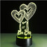 100 Love 3d Led Lights Heart Gifts - 1