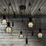 Lodge Vintage Chandeliers Hallway Metal 5 Heads Bedroom Retro Rustic Country - 4