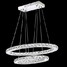 Living Room 240v Ring Fcc Pendant Light Crystal Double Led Modern - 4