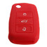 Remote Key Case Shell Flip Jetta Silicone Fob VW Golf MK6 Polo - 3