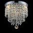 Ceiling Chrome Light Living Room Home Crystal Decor - 1