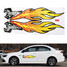 Ornament Modification PVC Horse Car Sticker Flame 2D Decoration Decal Pattern - 1