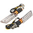 LED Turn Signal Motorcycle Pair Indicator Blinker Light Blade Lamp Light Amber - 2