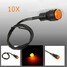 Universal LED Indicator Dash Panel Warning Light 10X10mm Lamp - 1