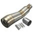 51mm Stainless Steel Exhaust Muffler Motorcycle Street Bike Pipe Silencer Slip on - 1