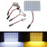 Panel T10 48SMD Trailer Light Interior Dome RV Map White Warm White - 1