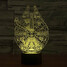 Bulb 3d Color Changing Led Night Light Lamp Shape Wars - 3
