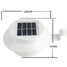 Door Gutter Solar Powered Outdoor Fence Garden Light Led - 6