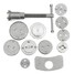 12pcs Rewind Cylinder Car Repair Tool Wheel Piston Brake Caliper Disc Pad - 12