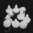 Door Trim Panel White Dodge Chrysler Bumper Clips Retainer 10pcs Nylon - 10