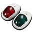 Navigation Green Pair 12V Bow Marine Lights LED Red 10W Side - 4