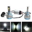 6000LM Hi Lo Headlight DRL Driving Headlamp Pair Beam IP67 H4 Motorcycle 30W LED Work Light - 1