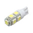 Light License Plate Light Bulb W5W LED 1.8W 6000K T10 Instrument Light Car Reading 5050 9SMD - 6