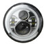 7Inch Round Signal Lamp Headlight For Harley Jeep Beam LED DRL Hi Lo Halo - 3