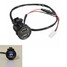 2.1A 1A Voltage Voltmeter 12V Car Motorcycle Dual USB Charger Socket LED Light - 1