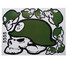 decorative sticker Motorcycle Helmet Green Skeleton Head - 1