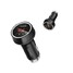 Zinc Alloy LED Display USMEI Dual USB Car Charger 3.6A Light With Breathing Voltage Current - 4