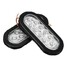 Tail Reverse Light Oval White Waterproof Truck Trailer Bus Pair LED Stop Turn - 1