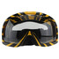 Stripe Motorcycle Goggles Lens Yellow Glasses Transparent - 1