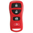 Remote Key Fob Case Keyless Alarm transmitter Clicker Nissan - 1