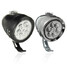 Retro Vintage Headlight Head E-bike with Bracket LED Front Light Bike Fog Lamp - 2